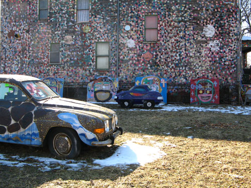 "Dotty-wotty House" and penny car.