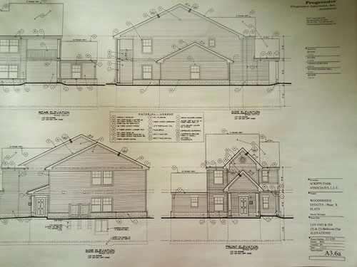 These lovely drafts are from Progressive Associates, Inc., architects based in Bloomfield Hills.