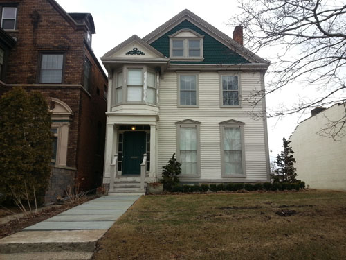 Apparently this is it. The oldest house in Detroit, built 21 years after the 1805 fire.